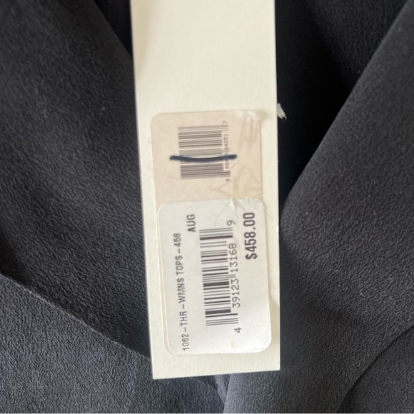 L'AGENCE Joah Wrap-Front 100% Silk Blouse Size S - Picture 10 of 13